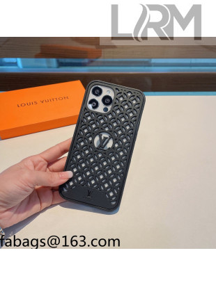 Louis Vuitton Cutout iPhone Case Black 2021 1104119