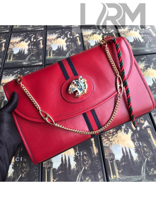 Gucci Rajah Leather Small Shoulder Bag 570145 Red 2019