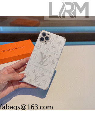 Louis Vuitton Monogram Canvas iPhone Case White 2021 1104120