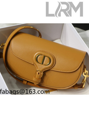 Dior Bobby East-West Bag in Smooth Leather Caramel Brown 2021