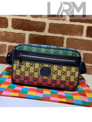 Gucci GG Multicolour Canvas Belt Bag 658657 Multico 2021