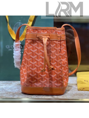 Goyard Petite Flot Bucket Bag Orange 2020