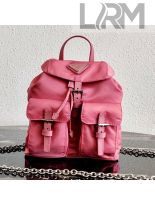 Prada Nylon Mini Backpack 1BH029 Pink 2021
