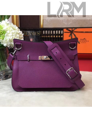 Hermes Jypsiere 28cm/34cm Bag in Original Togo Leather Purple