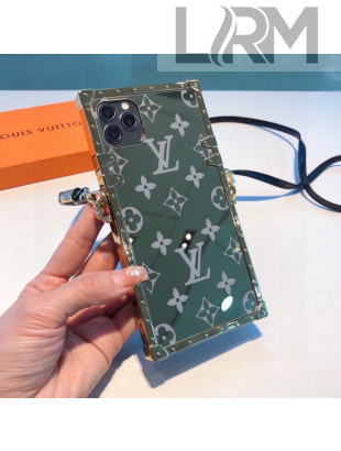 Louis Vuitton Glazed Monogram iPhone Case Green 2021 1105131
