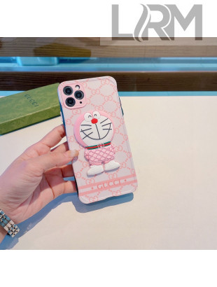 Gucci Doraemon iPhone Case Pink 2021 1105136