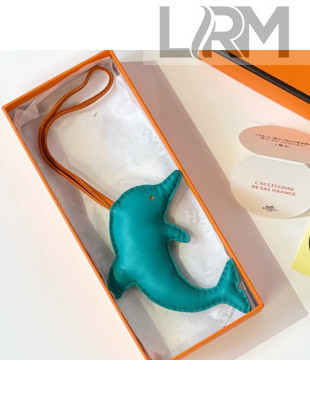 Hermes Lambskin Dolphin Bag Charm 2022 02