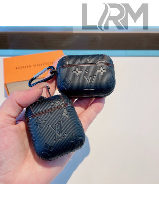 Louis Vuitton AirPods Pro Case in Monogram Leather Black 2021