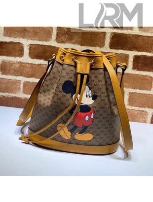 Gucci GG Supreme Canvas Disney x Gucci Small Bucket Bag 602691 2020