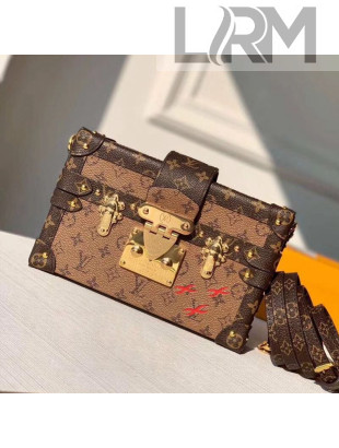 Louis Vuitton Petite Malle Box Shoulder Bag M44154 Monogram Reverse Canvas 2019