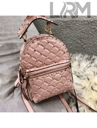 Valentino Rockstud Spike Mini Backpack 1063 Pink 2022