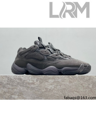 Adidas Yeezy 500 Boost Sneakers AY526 Black 2021