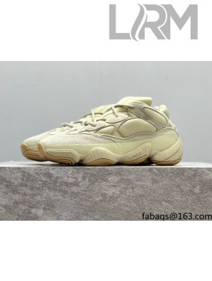 Adidas Yeezy 500 Boost Sneakers AY527 Yellow 2021