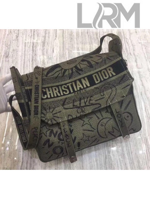 Dior Oblique Diorcamp Messenger Bag Dark Green 2019