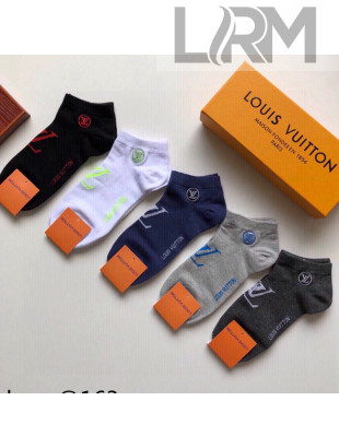 Louis Vuitton Cotton Short Socks 04 2021