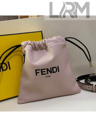 Fendi Pack Small Pouch Bucket Bag in Pink Nappa Leather Bag 2020