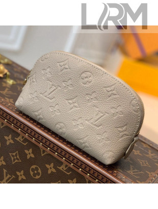 Louis Vuitton Cosmetic Pouch PM in Monogram Leather M69414 Beige 2021
