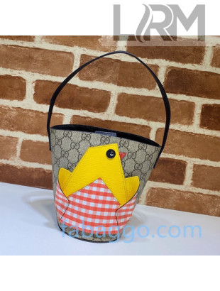 Gucci Children's GG Chick Bucket Top Handle Bag 606193 2020