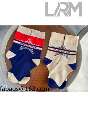 Dior Star Cotton Socks 2021 1105100