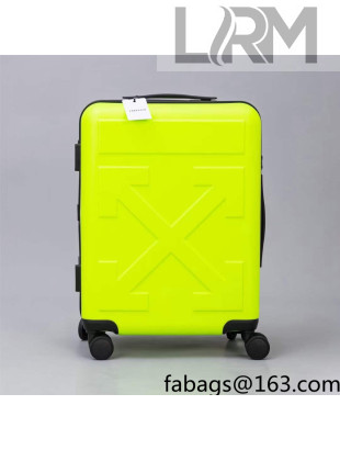 Off-White Quote For Travel Luggage 20/24inches Neon Green 2021