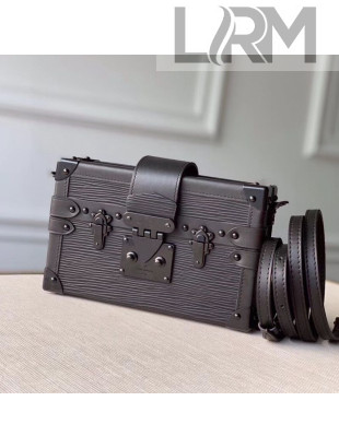Louis Vuitton Petite Malle Epi Leather Matte Box Bag M55859 All Black 2020