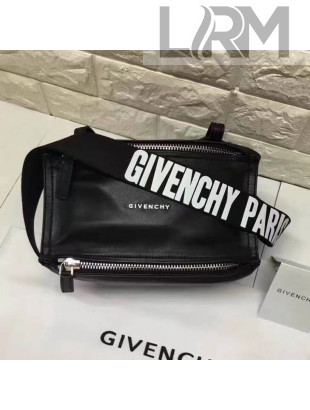 Givenchy Mini Paris Panora Bag in Calf Leather with Canvas Strap 2018