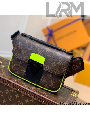 Louis Vuitton S Lock Sling Bag in Monogram Macassar Coated Canvas M45864 2021