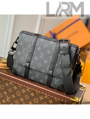 Louis Vuitton Trunk Messenger Bag in Monogram Canvas M45727 Black 2021