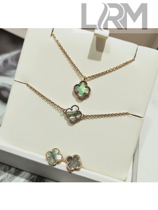 Van Cleef & Arpels Three Clovers Necklace/Bracelet/Earrings 201013A3 Green 2020