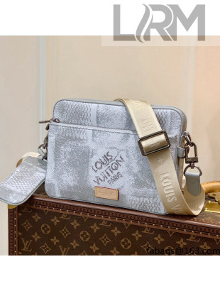 Louis Vuitton Trio Messenger Bag In Damier Salt Canvas N50068 Grey 2021