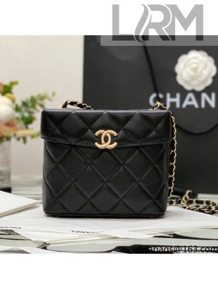 Chanel Lambskin Small Dinner Bag AS2877 Black 2021