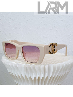 Chanel Sunglasses CHS800605 White 2022