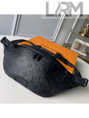 Louis Vuitton Men's Discovery Monogram Empreinte Leather Bumbag/Belt Bag M44388 Black 2019