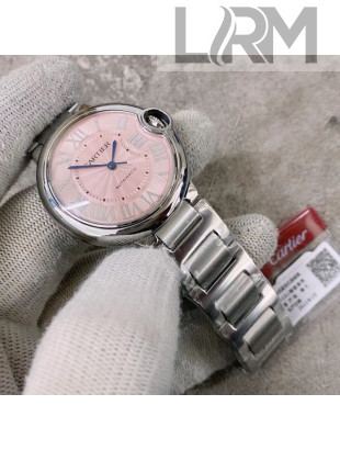 Cartier Ballon Bleu de Watch 36mm Pink/Silver 2022 04