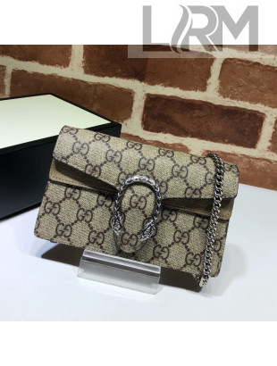 Gucci Dionysus GG Supreme Super Mini Bag 476432 Beige 2022