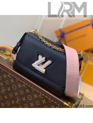 Louis Vuitton Twist PM Bag in Epi Leather M57667 Black 2021