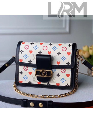 Louis Vuitton Game On Dauphine MM in White Monogram Canvas M57463 2020