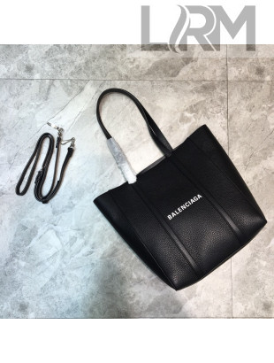 Balenciaga Everyday XS Small Tote Bag in Black Grained Calfskin 2022 
