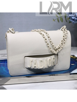 Dior J'Adior Ultra Matte Flap Bag White 2019
