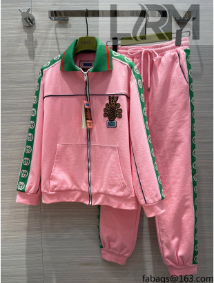 Gucci Cotton Jacket and Pants GJS40119 Pink 2022