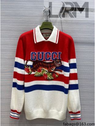 Gucci Wool Sweater GS40120 Red 2022