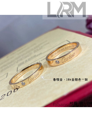 Cartier Ring for Couples Rosy Gold 2022