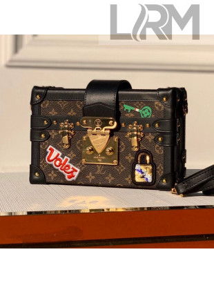 Louis Vuitton Petite Malle Trunk Bag in Embroidered Monogram Canvas M40273 2021