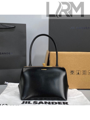 Jil Sander Goji Calfskin Frame Mini Shoulder Bag Black 2021 7166 