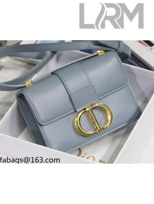 Dior Micro 30 Montaigne Bag in Box Calfskin Blue-Grey 2021 S9030