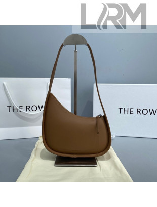 The Row Calfskin Hobo Bag Tan Brown 2021 1811