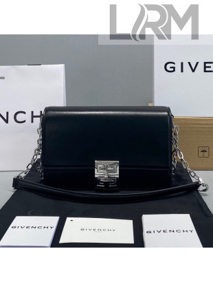 Givenchy Small 4G Bag in Box Leather with Chain Black 2021