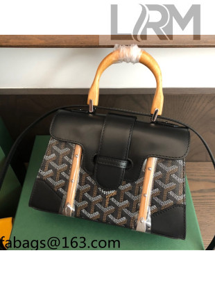 Goyard Saigon Structure PM/Mini Top Handle Bag Black 2021