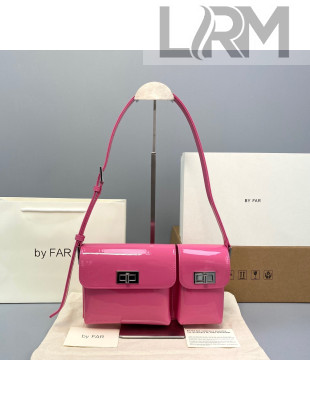 By Far Billy Semi Patent Leather Shoulder Bag Pink 2021 