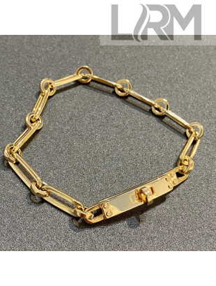 Hermes Kelly Chaine Bracelet Gold 2021 082513
